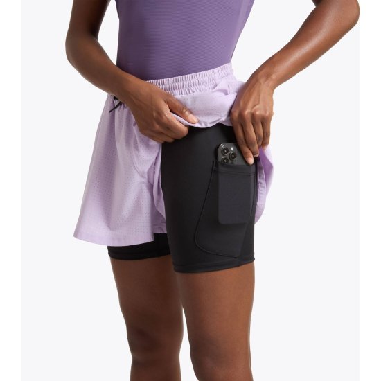 DIADORA - Short running 2-en-1 femme femme