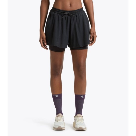 DIADORA - Short running 2-en-1 femme femme