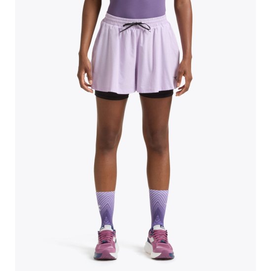 DIADORA - Short running 2-en-1 femme femme