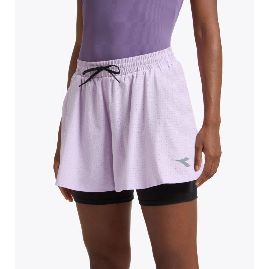 DIADORA - Short running 2-en-1 femme femme
