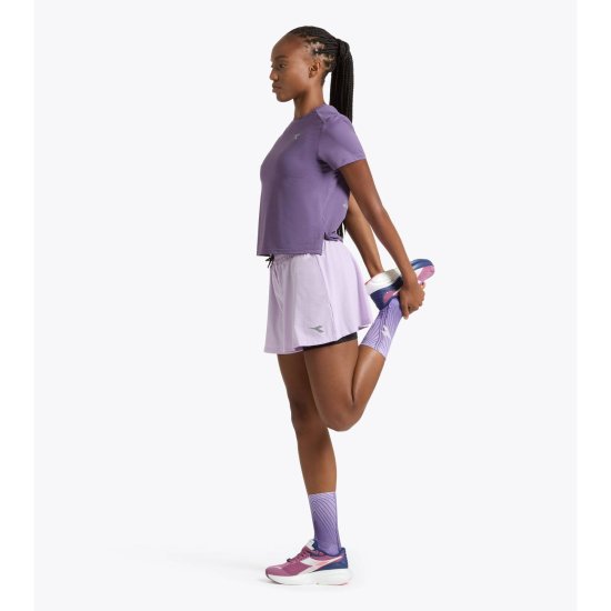 DIADORA - Short running 2-en-1 femme femme