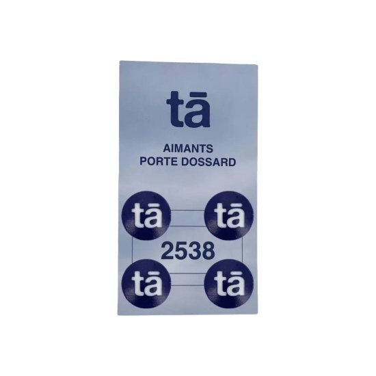 TA ENERGY - Set di 4 magneti portanumero