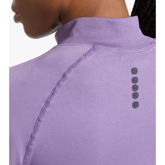 DIADORA - Maglia a maniche lunghe 1/2 Zip Stratouno donna