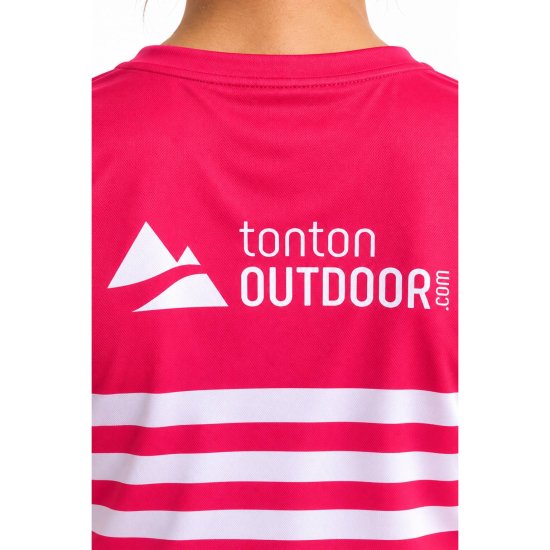 TONTON OUTDOOR - T-shirt Marinière Octobre Rose