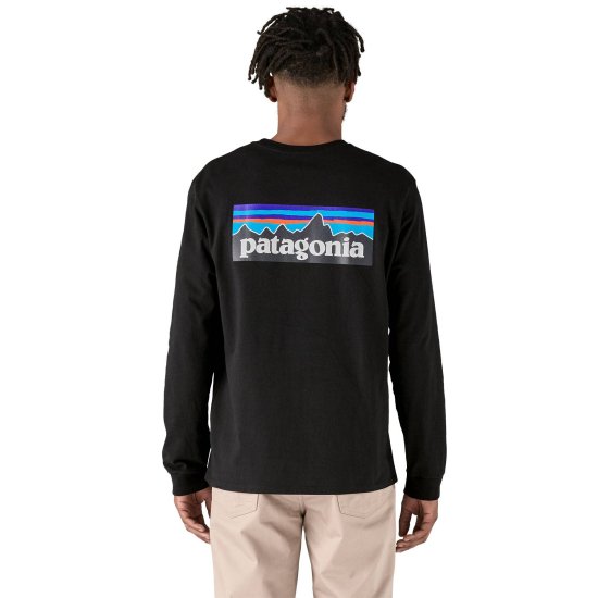 PATAGONIA - T-SHIRT MANCHES LONGUES P-6 LOGO RESPONSIBILI-TEE HOMME