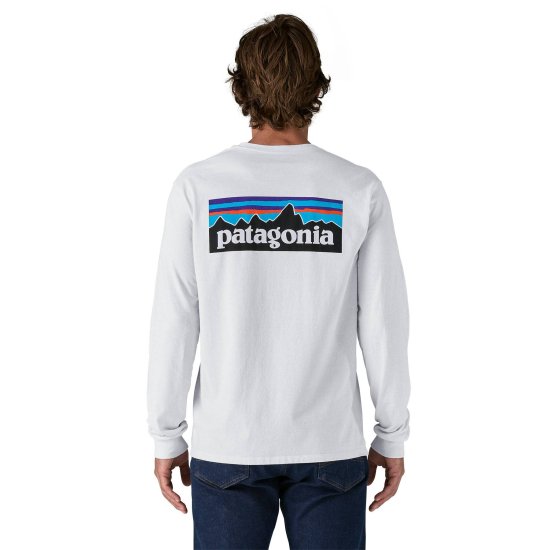 PATAGONIA - T-SHIRT MANCHES LONGUES P-6 LOGO RESPONSIBILI-TEE HOMME