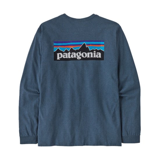 PATAGONIA - T-SHIRT MANCHES LONGUES P-6 LOGO RESPONSIBILI-TEE HOMME
