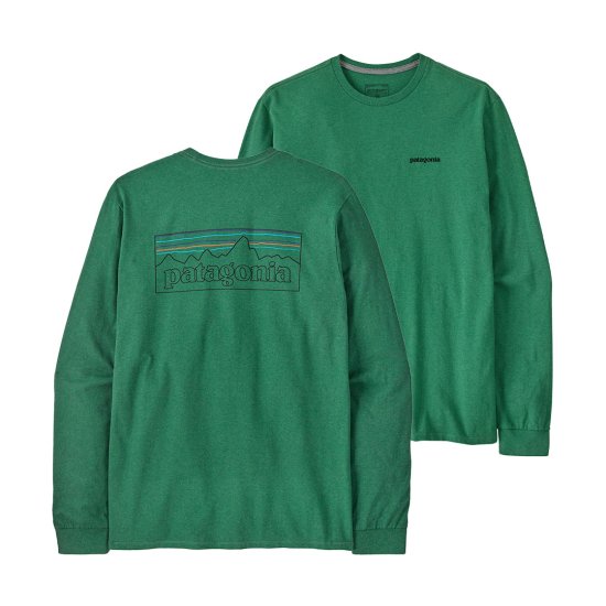 PATAGONIA - T-SHIRT MANCHES LONGUES P-6 LOGO RESPONSIBILI-TEE HOMME