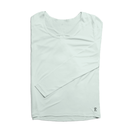 ON - T-SHIRT PERFORMANCE MANCHES LONGUES FEMME BLANC