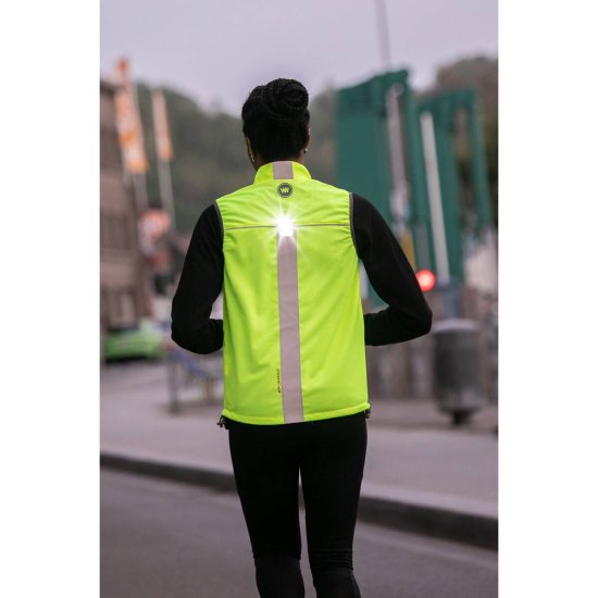 ADDONE - GILET RÉFLÉCHISSANT 10K RUNNER JAUNE