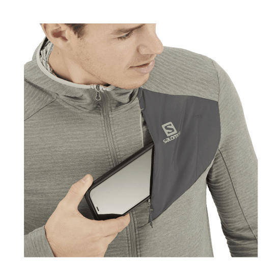 SALOMON - PILE ESSENTIAL LIGHTWARM HOODED UOMO