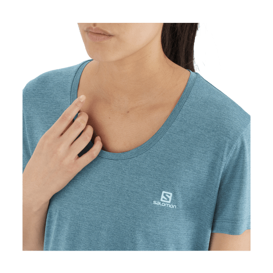 SALOMON - T-SHIRT MANICHE CORTE AGILE TEE DONNA