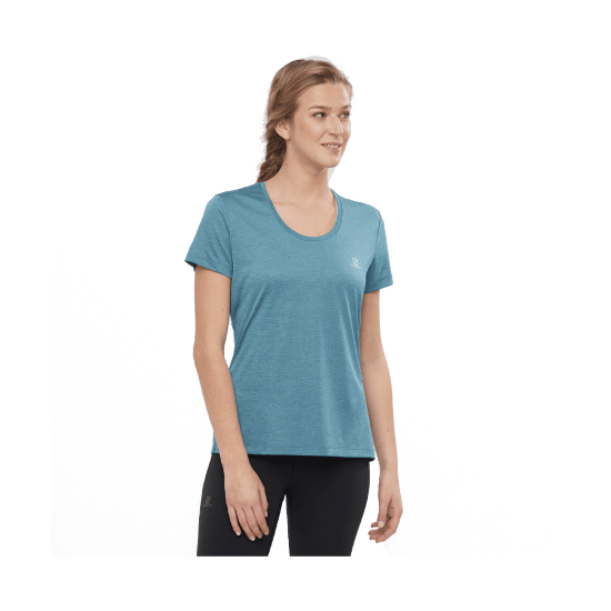 SALOMON - T-SHIRT MANICHE CORTE AGILE TEE DONNA