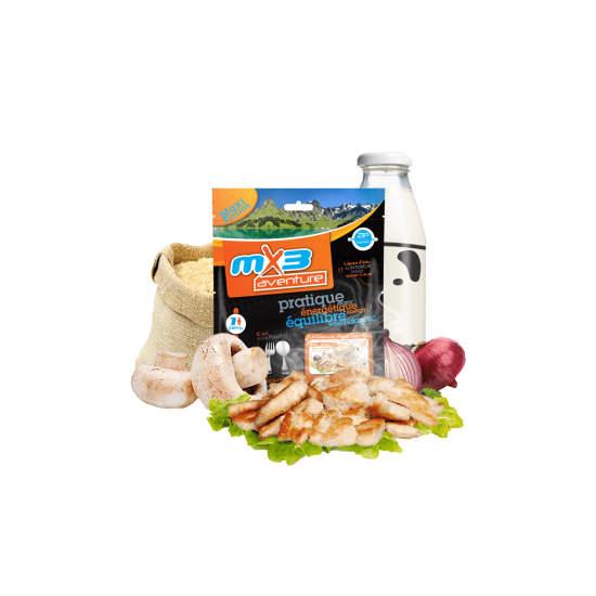 MX3 - RISOTTO POULET CHAMPIGNON LYOPHILISE