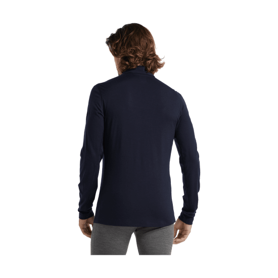 ICEBREAKER - INTIMO IN LANA MERINO 200 OASIS COLLO MEZZA-ZIP UOMO