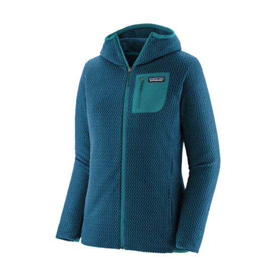 PATAGONIA - POLAIRE R1 AIR FULL-ZIP CAPUCHE FEMME