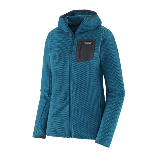 PATAGONIA - POLAIRE R1 AIR FULL-ZIP CAPUCHE FEMME