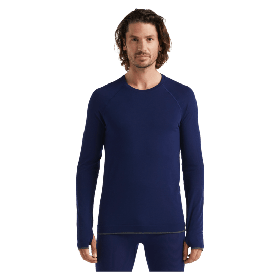 ICEBREAKER - Intimo tecnico 200 ZONE SEAMLESS CREWE maniche lunghe uomo