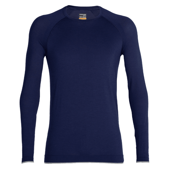 ICEBREAKER - Intimo tecnico 200 ZONE SEAMLESS CREWE maniche lunghe uomo