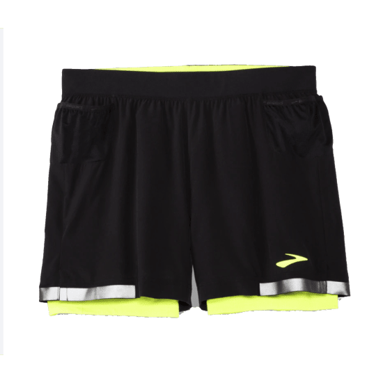 BROOKS - SHORT CARBONITE 2-EN-1 HOMME