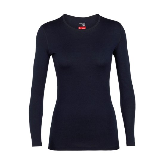 ICEBREAKER - SOUS-COUCHE 260 TECH COL ROND FEMME