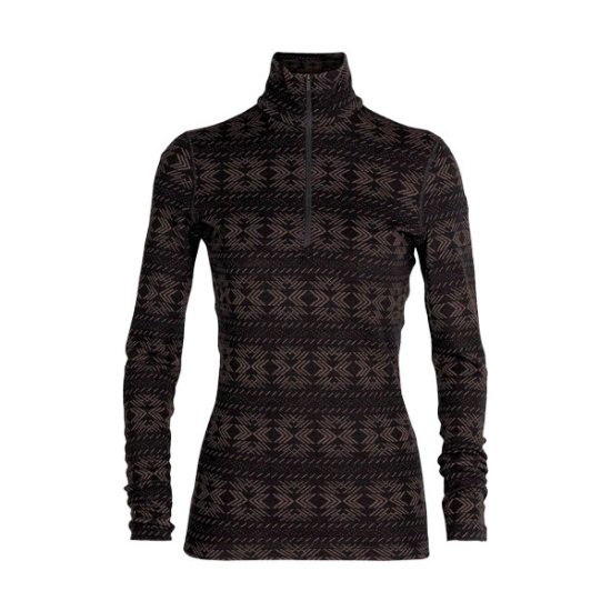 ICEBREAKER - SOUS-COUCHE VERTEX DEMI-ZIP 150 FEMME