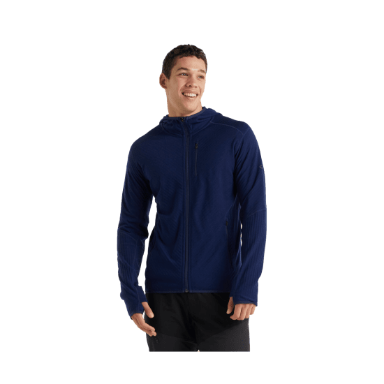 ICEBREAKER - VESTE À CAPUCHE ZIP DESCENDER HOMME