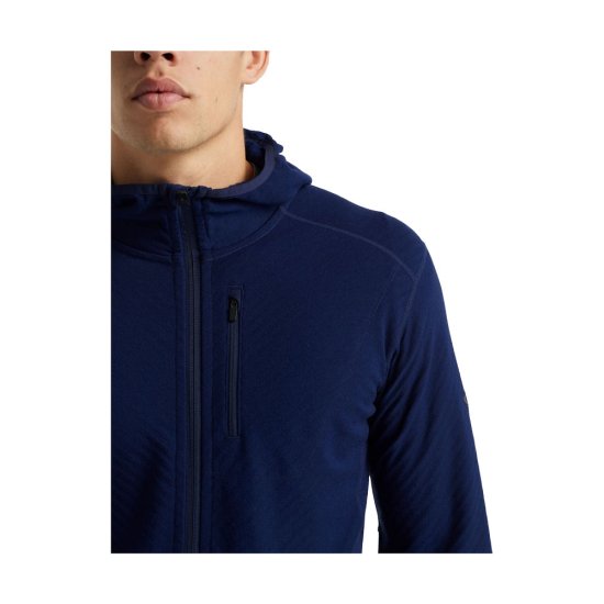 ICEBREAKER - VESTE À CAPUCHE ZIP DESCENDER HOMME