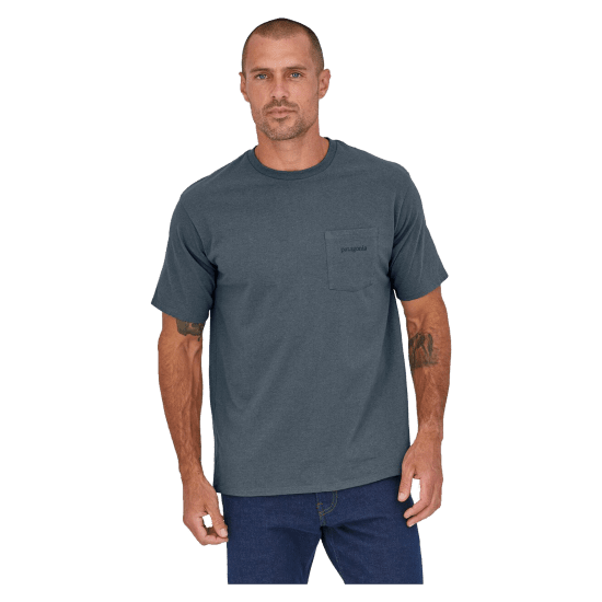 PATAGONIA - T-SHIRT LINE LOGO RIDGE POCKET RESPONSIBILI-TEE HOMME