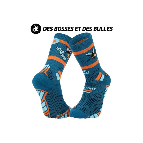 BV SPORT - Chaussettes Trail Ultra Collector Des Bosses et Des Bulles
