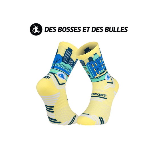 BV SPORT - Chaussettes Trail Ultra Collector Des Bosses et Des Bulles