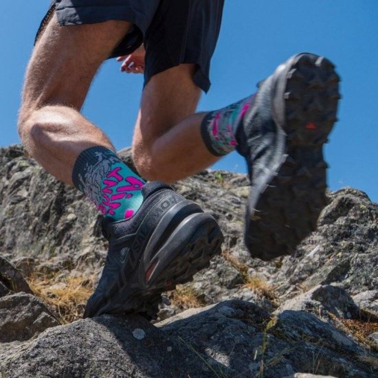 BV SPORT - Chaussettes Trail Ultra Collector Des Bosses et Des Bulles