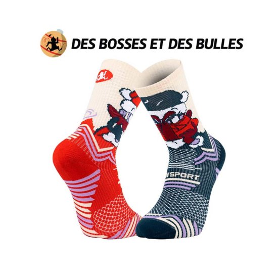 BV SPORT - Chaussettes Trail Ultra Collector Des Bosses et Des Bulles
