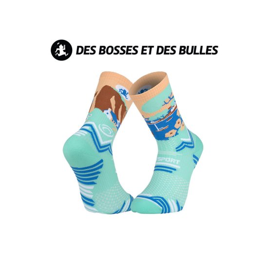 BV SPORT - Chaussettes Trail Ultra Collector Des Bosses et Des Bulles