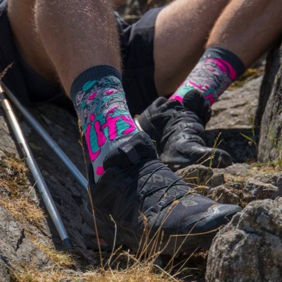 BV SPORT - Chaussettes Trail Ultra Collector Des Bosses et Des Bulles