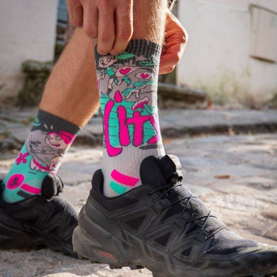 BV SPORT - Chaussettes Trail Ultra Collector Des Bosses et Des Bulles