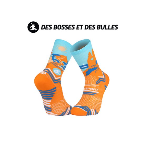 BV SPORT - Chaussettes Trail Ultra Collector Des Bosses et Des Bulles