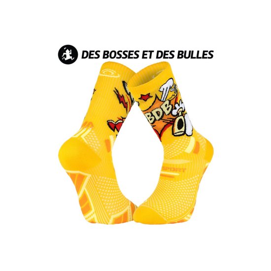 BV SPORT - Chaussettes Trail Ultra Collector Des Bosses et Des Bulles