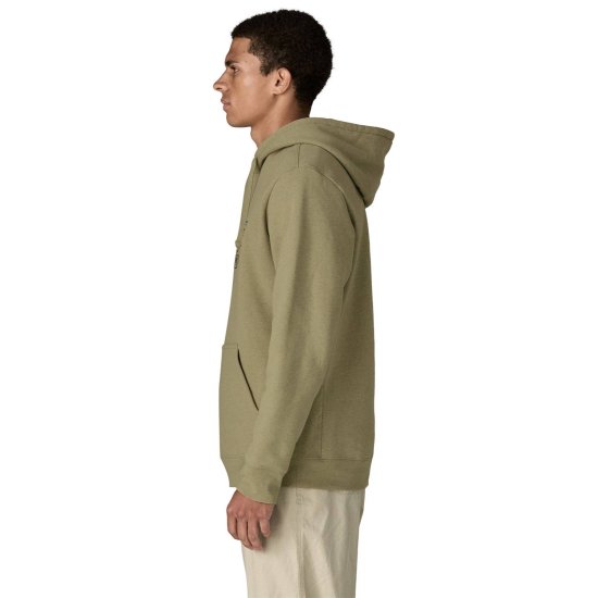 PATAGONIA - FELPA P-6 LOGO UPRISAL CON CAPPUCCIO UOMO