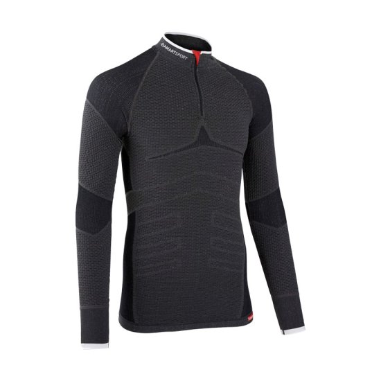 DAMART - SOUS-COUCHE ACTIVBODY 4 COL ZIPPE HOMME