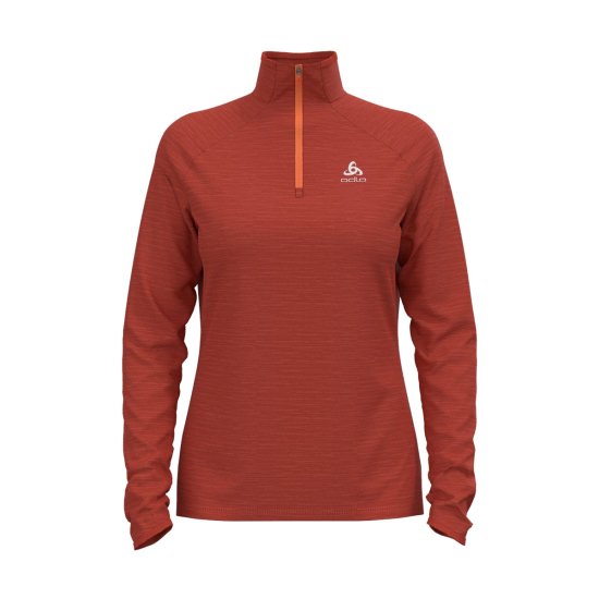 ODLO - MAGLIA MEZZA-ZIP RUN EASY WARM DONNA