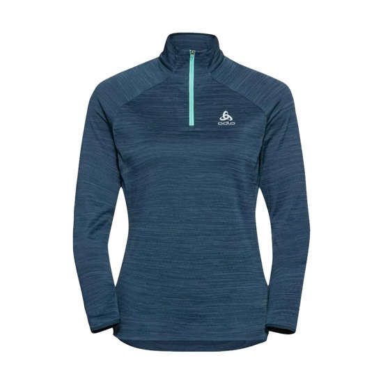 ODLO - MAGLIA MEZZA-ZIP RUN EASY WARM DONNA