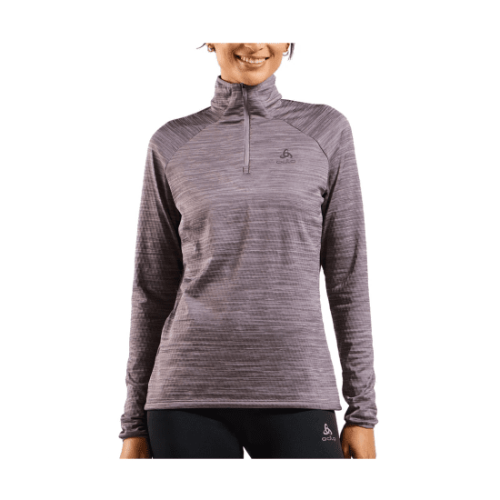 ODLO - MAGLIA MEZZA-ZIP RUN EASY WARM DONNA