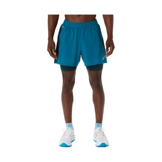 ASICS - PANTALONCINO ROAD 2IN1 5IN UOMO