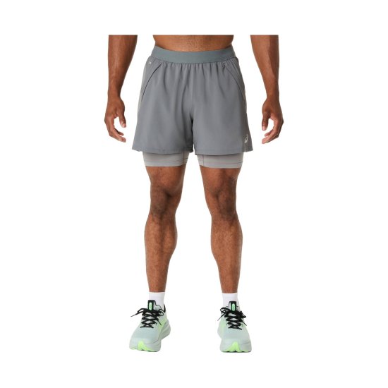 ASICS - PANTALONCINO ROAD 2IN1 5IN UOMO