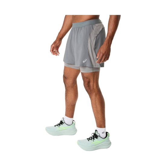 ASICS - PANTALONCINO ROAD 2IN1 5IN UOMO