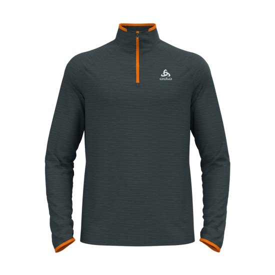 ODLO - STRATO BASE 1/2 ZIP RUN EASY WARM UOMO