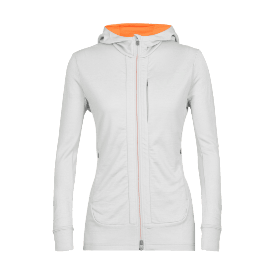 ICEBREAKER - VESTE POLAIRE MERINO QUANTUM III CAPUCHE FEMME