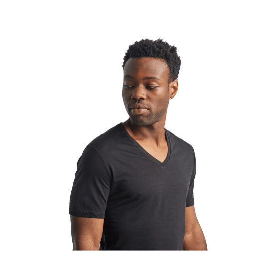 ICEBREAKER - T-SHIRT MANCHES COURTES ANATOMICA COL V HOMME