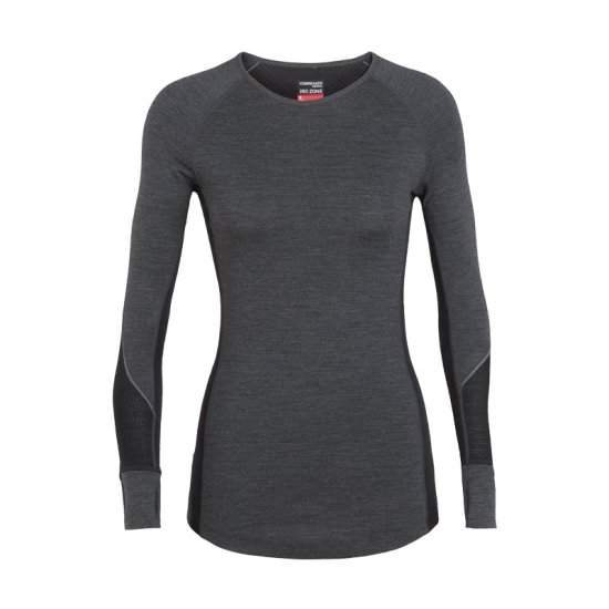 ICEBREAKER - SOUS COUCHE 260 ZONE COL ROND FEMME